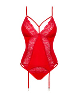 Corsetto nero e perizoma