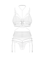 Set bianco con dettagli ricamati