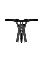 Perizoma di merletto nero