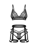 Black chemise & thong