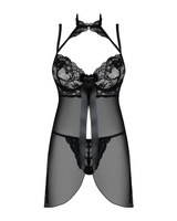 Babydoll with a lace choker