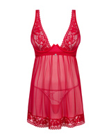Babydoll rosso e perizoma