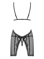 Sexy night chemise with cut-outs