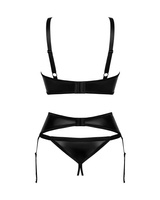 Set: reggiseno, cintura a giarrettiera, perizoma senza cucitura