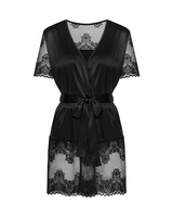 Sensual, black peignoir