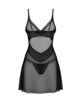 Chemise e perizoma trasparenti