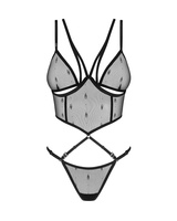 Top & thong with detachable straps